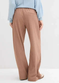 bonprix Pantalon palazzo à taille élastiquée|Femme Pantalons