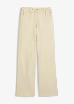 bonprix Pantalon palazzo à taille haute et élastiquée|Femme Pantalons