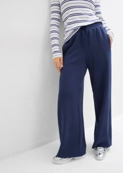 Femme bonprix Pantalons|Pantalon palazzo doux en néoprène