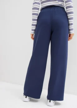 Femme bonprix Pantalons|Pantalon palazzo doux en néoprène