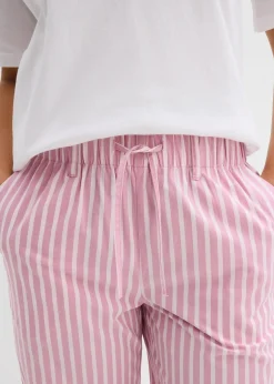 Femme bonprix Deux Pièces & Ensembles|Pantalons|Pantalon palazzo en popeline de coton