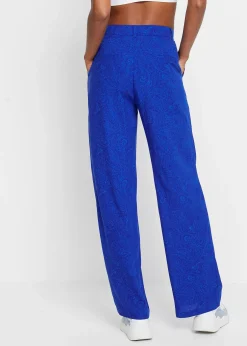 bonprix Pantalon palazzo en viscose fluide|Femme Pantalons