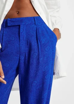 bonprix Pantalon palazzo en viscose fluide|Femme Pantalons