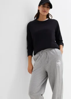 Femme bonprix Sweats|Pantalons|Pantalon sweat 100% coton