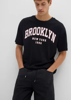 Homme bonprix Pantalons|Pantalon taille extensible fuselé en twill 100% coton