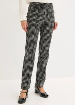 Femme bonprix Pantalons|Pantalon taille extensible en bengaline