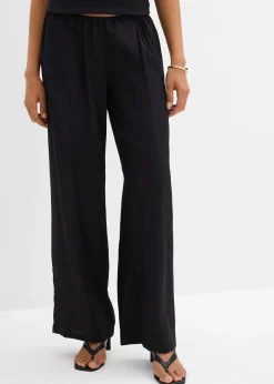 Femme bonprix Deux Pièces & Ensembles|Pantalons|Pantalon texturé en viscose mélangée