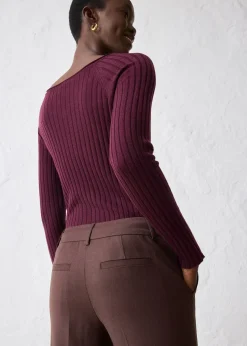 bonprix Pantalon étroit et doux|Femme Premium|Pantalons