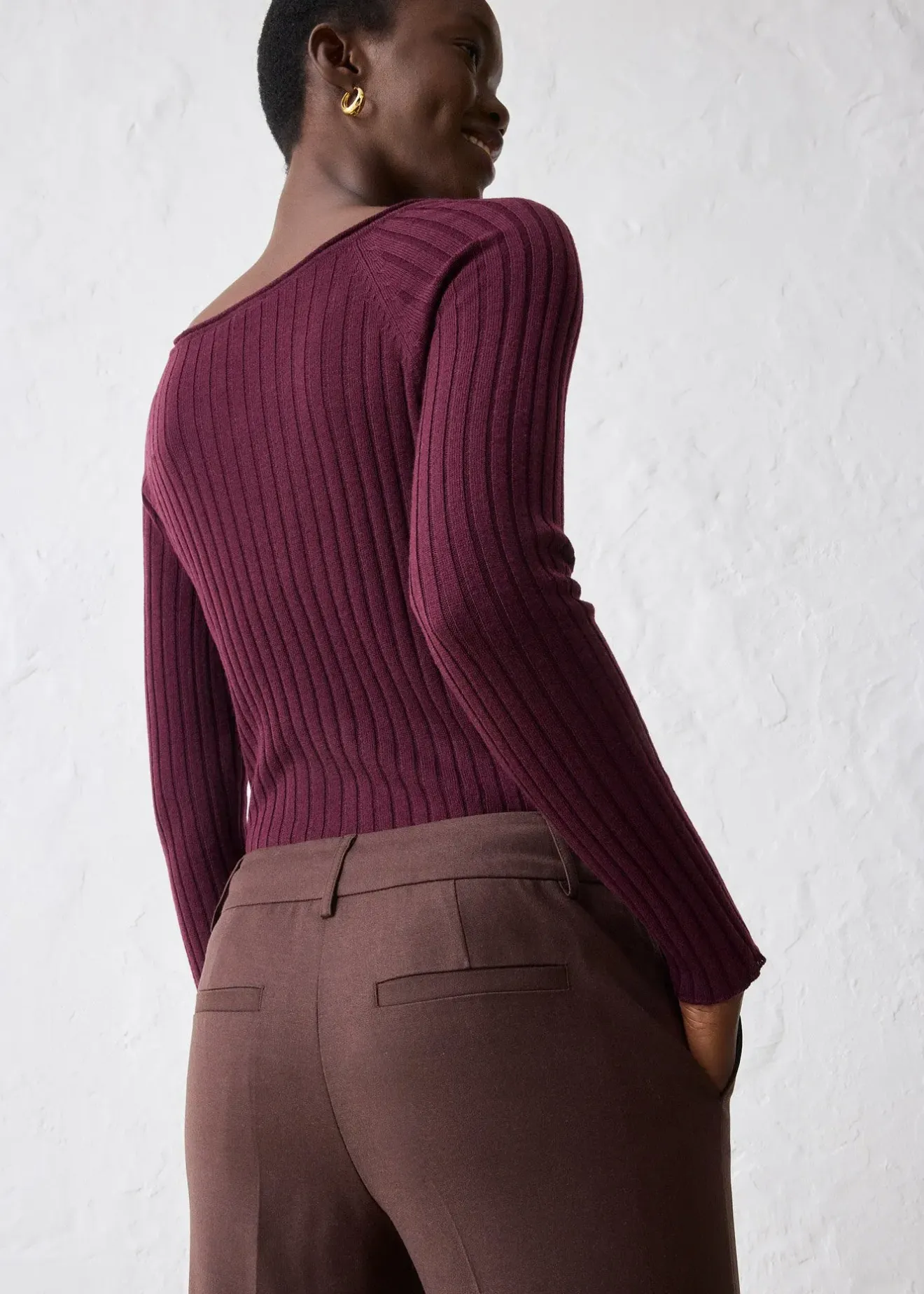 bonprix Pantalon étroit et doux|Femme Premium|Pantalons