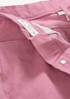 bonprix Pantalon twill cropped en coton extensible|Enfant Vêtements Enfant|Filles 9-16 Ans·Pantalons & Leggings