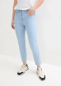 bonprix Pantalon twill raccourci look used|Femme Pantalons