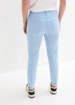 bonprix Pantalon twill raccourci look used|Femme Pantalons