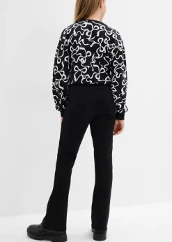 Enfant bonprix Vêtements Enfant|Filles 9-16 Ans·Pantalons & Leggings|Pantalon évasé en jersey coton épais