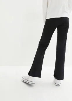 Enfant bonprix Vêtements Enfant|Filles 9-16 Ans·Pantalons & Leggings|Pantalon évasée en coton extensible avec fentes sur les côtés