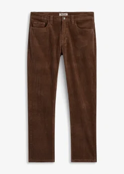 Homme bonprix Pantalons|Pantalon velours côtelé extensible Regular Fit, confortable