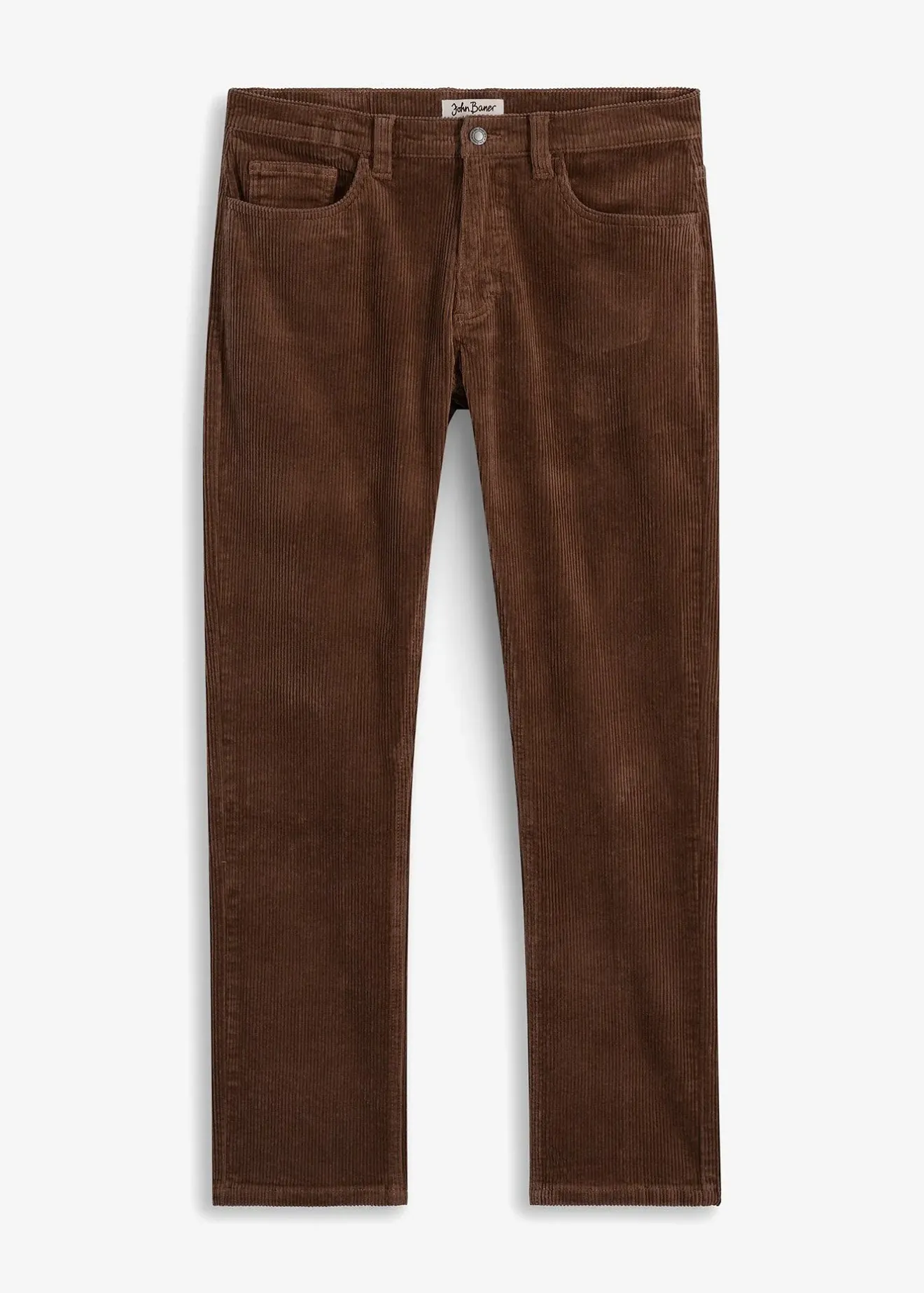 Homme bonprix Pantalons|Pantalon velours côtelé extensible Regular Fit, confortable