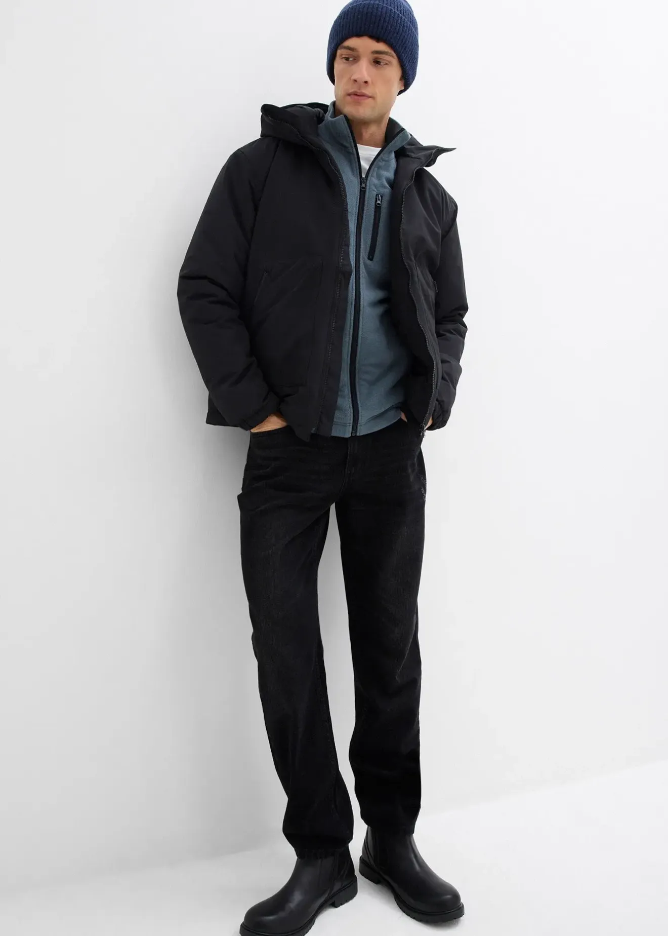 Homme bonprix Vestes|Parka chaude et doublée, déperlante