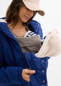 Femme bonprix Femme Enceinte|Parka de grossesse et de portage doublée sherpa