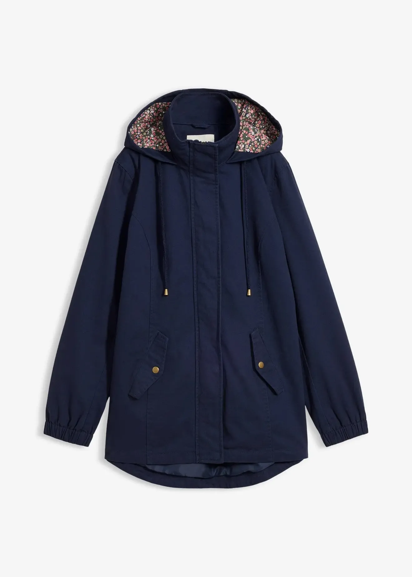 Femme bonprix Vestes & Manteaux|Parka de mi-saison en coton avec capuche imprimée