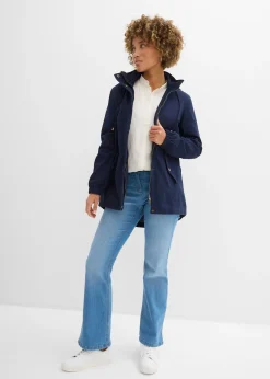 Femme bonprix Vestes & Manteaux|Parka de mi-saison en coton avec capuche imprimée