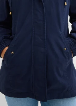 Femme bonprix Vestes & Manteaux|Parka de mi-saison en coton avec capuche imprimée