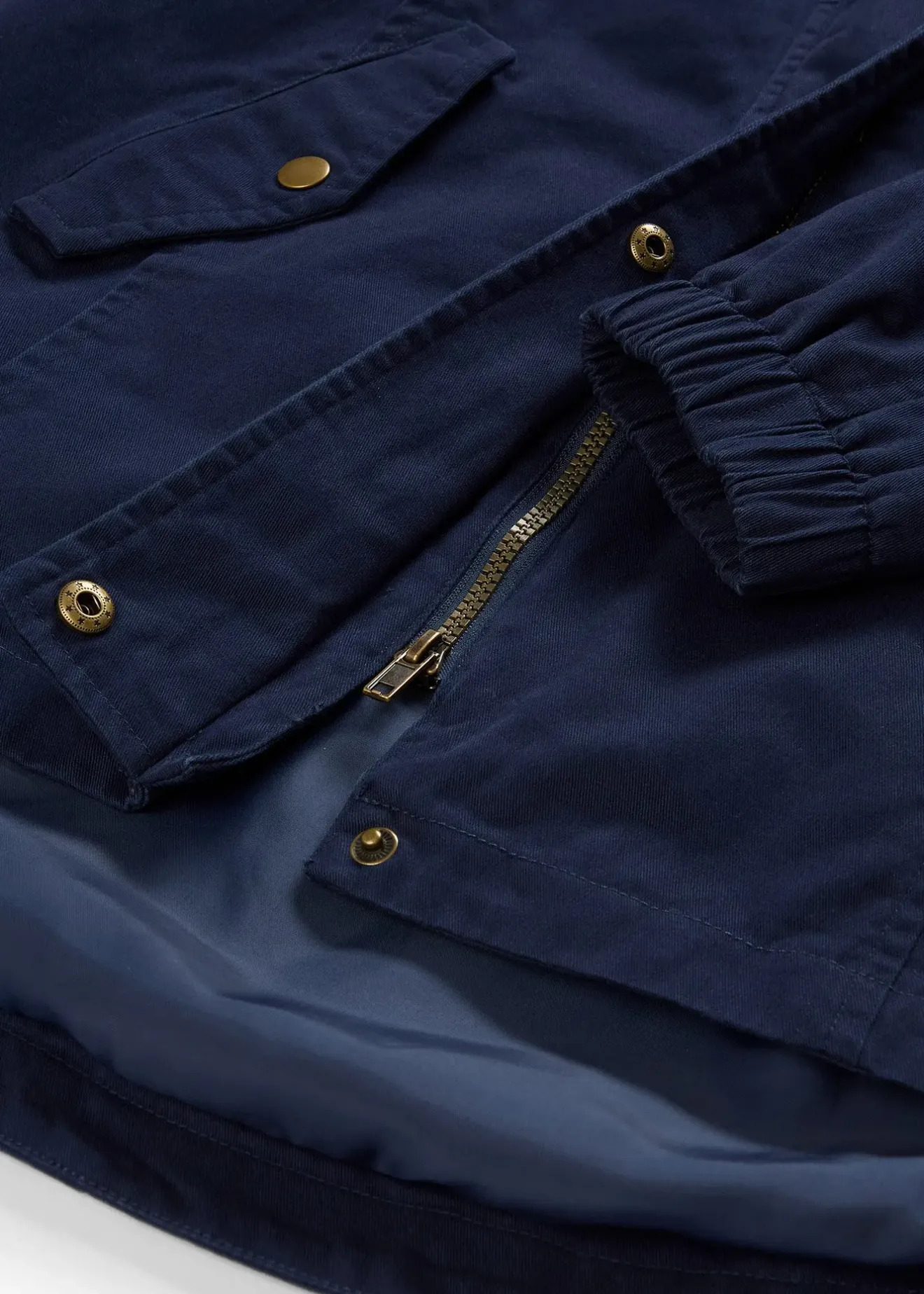 Femme bonprix Vestes & Manteaux|Parka de mi-saison en coton avec capuche imprimée