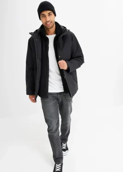 Homme bonprix Vestes|Parka d’hiver à capuche
