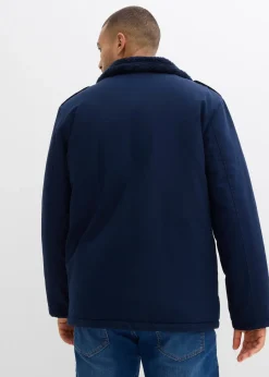 bonprix Parka d’hiver 100% coton avec doublure sherpa|Homme Vestes