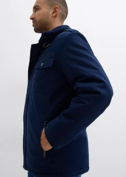 bonprix Parka d’hiver 100% coton avec doublure sherpa|Homme Vestes