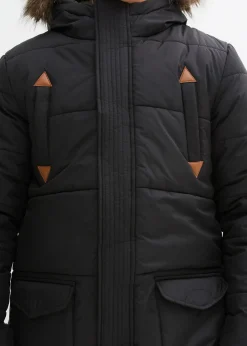 bonprix Parka d’hiver à détails enduits et capuche bordée|Enfant Vêtements Enfant|Garçons 9-16 Ans·Vestes Outdoor