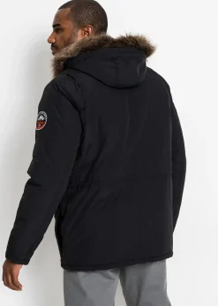 Homme bonprix Vêtements De Plein Air|Vestes|Parka d’hiver déperlante à capuche amovible