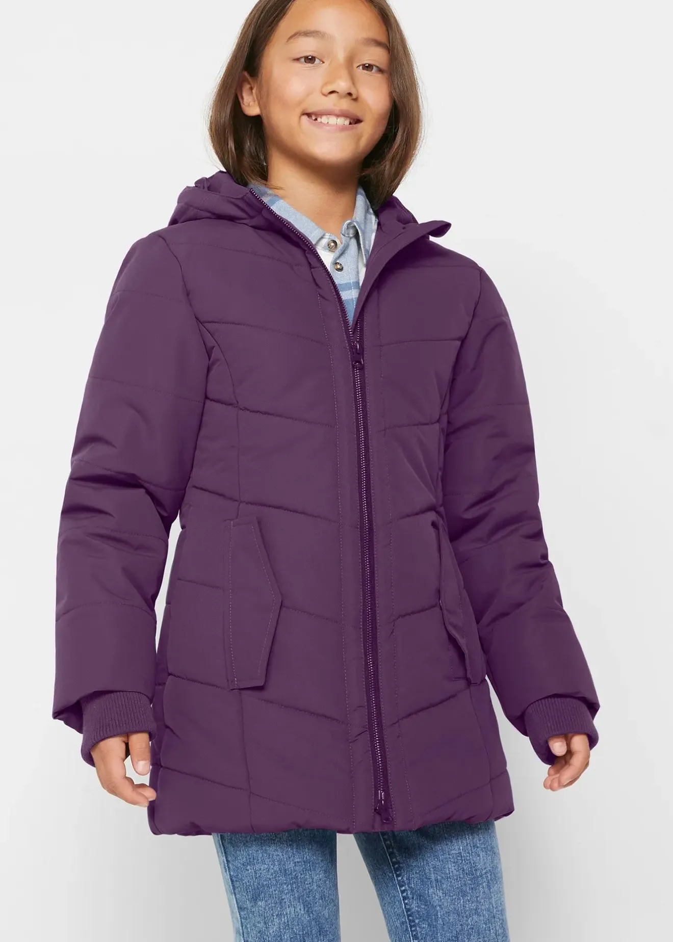 Enfant bonprix Vêtements Enfant|Filles 9-16 Ans·Vestes Outdoor|Parka d’hiver imperméable à capuche