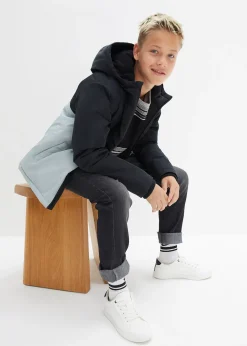 Enfant bonprix Vêtements Enfant|Garçons 9-16 Ans·Vestes Outdoor|Parka d’hiver imperméable à capuche, style color block