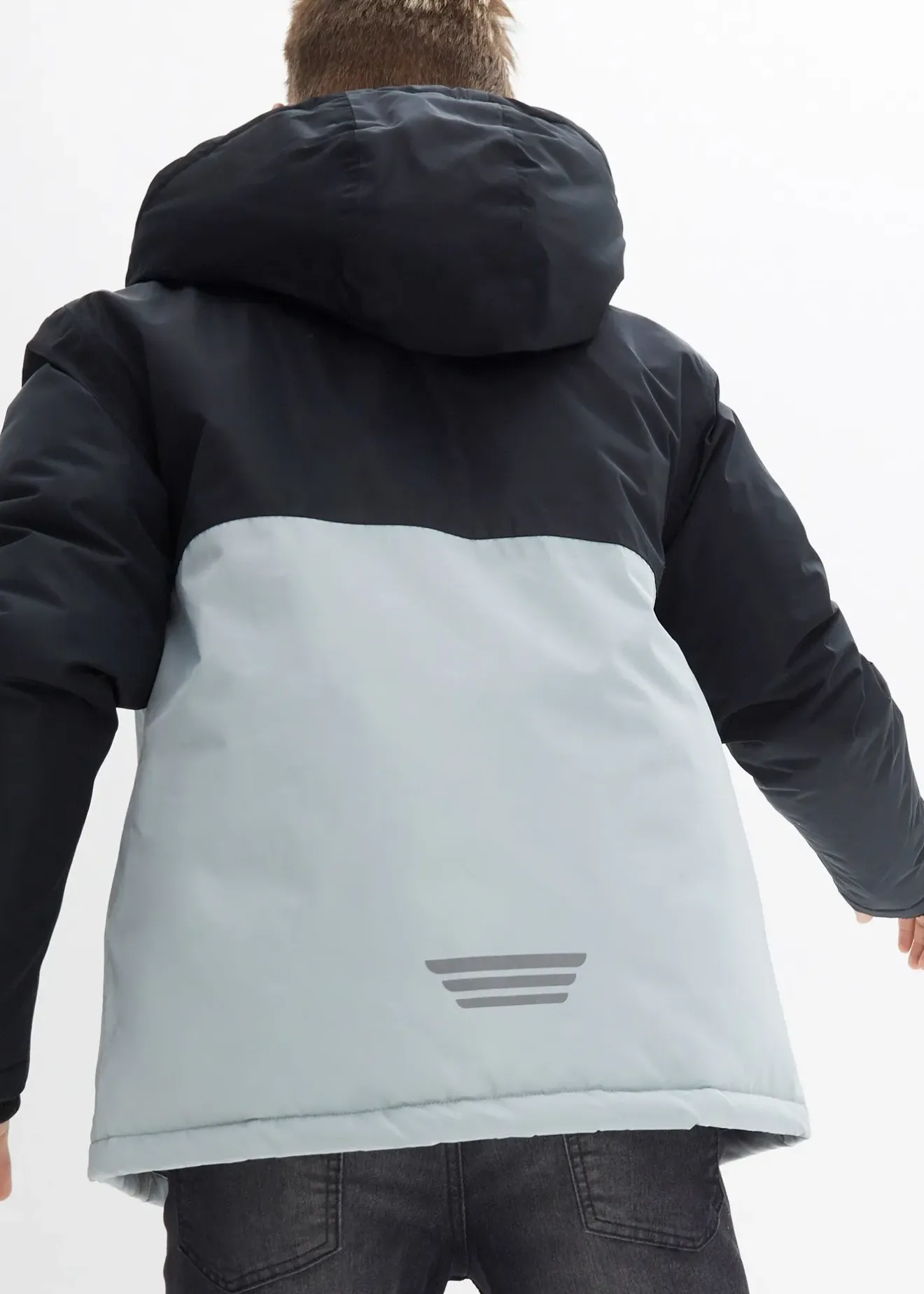 Enfant bonprix Vêtements Enfant|Garçons 9-16 Ans·Vestes Outdoor|Parka d’hiver imperméable à capuche, style color block