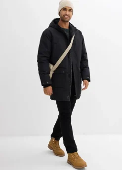 bonprix Parka d’hiver imperméable avec duvet véritable|Homme Vêtements Thermiques|Vêtements De Plein Air
