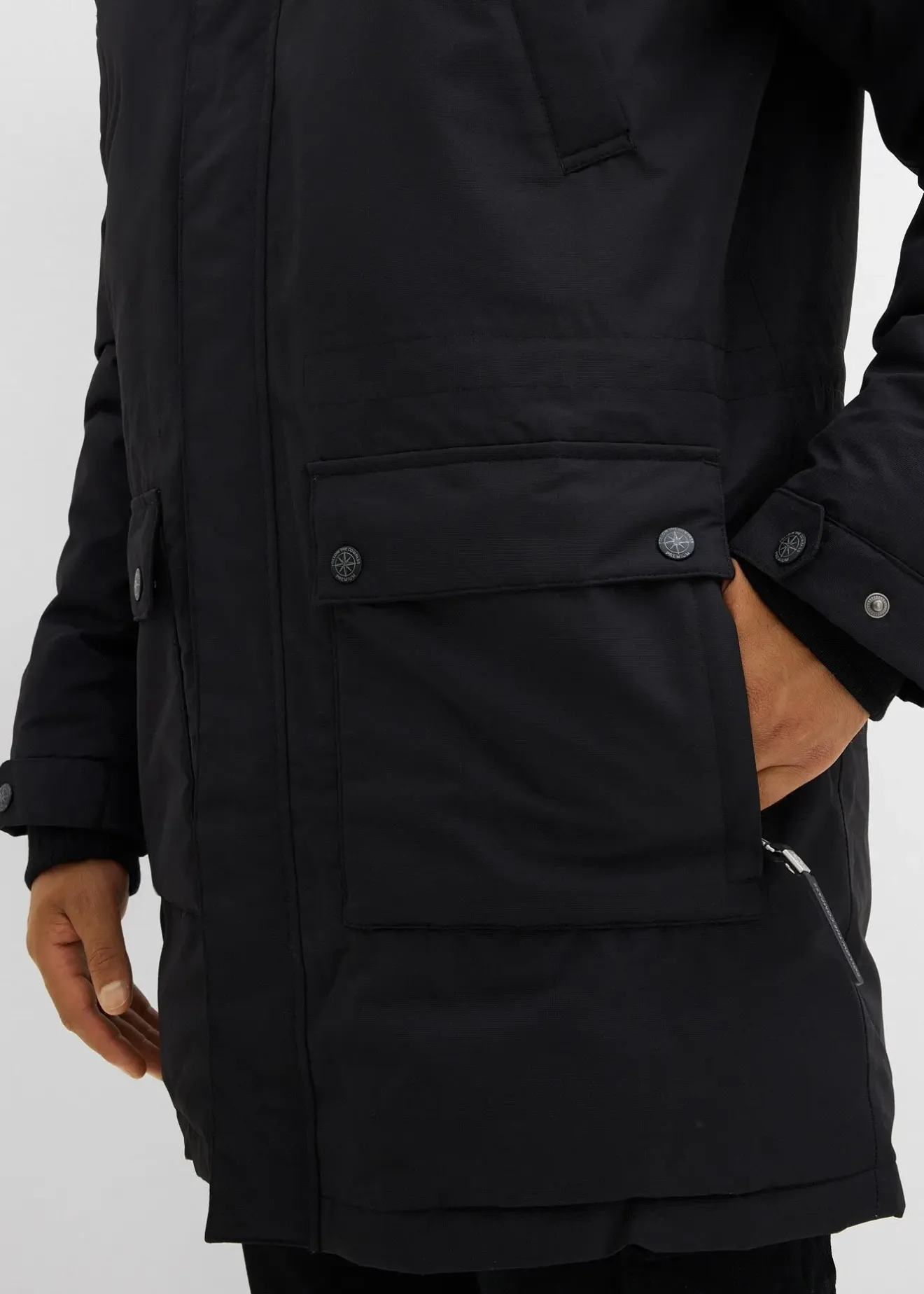 bonprix Parka d’hiver imperméable avec duvet véritable|Homme Vêtements Thermiques|Vêtements De Plein Air