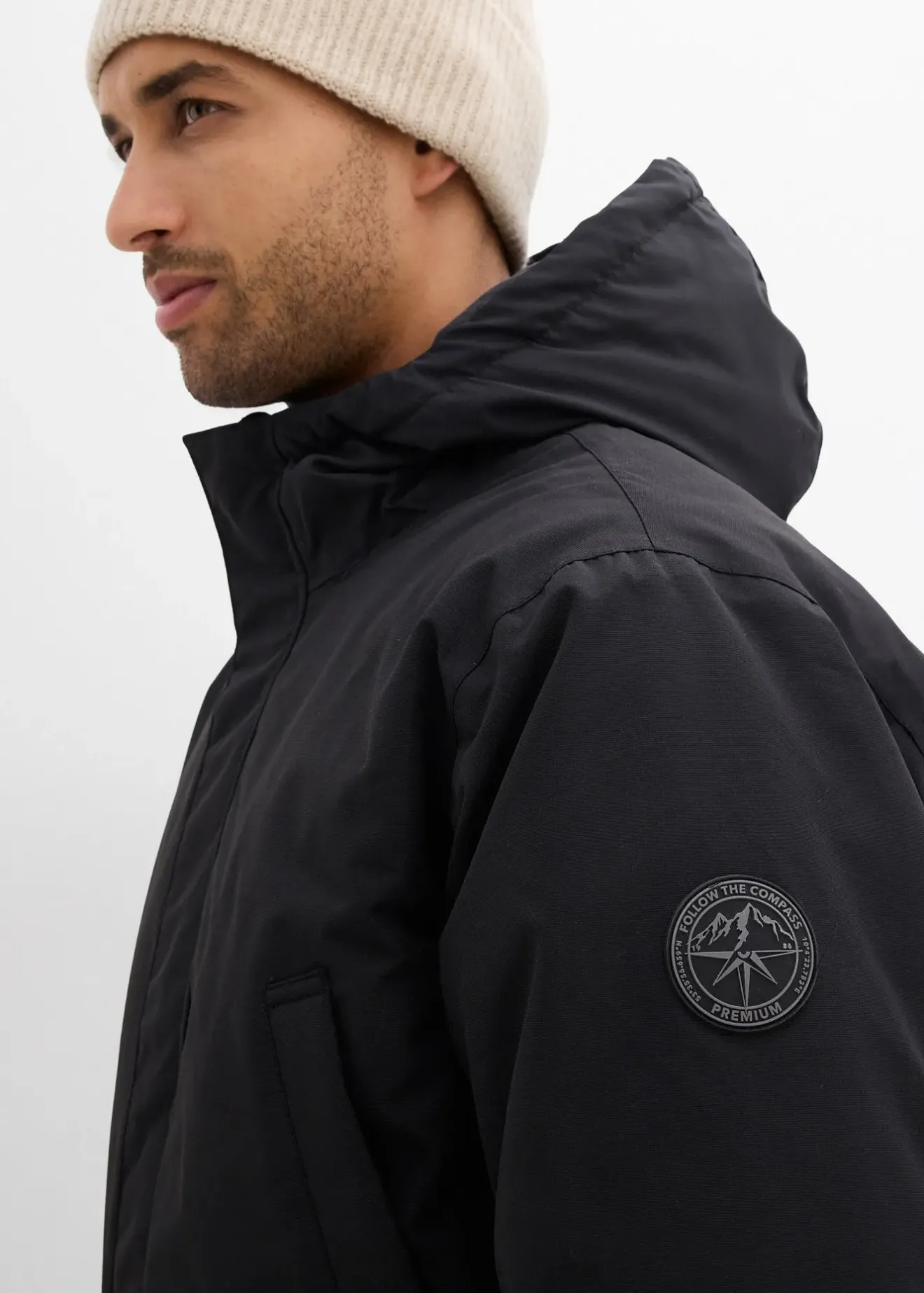 bonprix Parka d’hiver imperméable avec duvet véritable|Homme Vêtements Thermiques|Vêtements De Plein Air