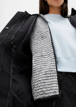 bonprix Parka mi-longue 3en1 avec poches pratiques|Femme Vêtements Thermiques|Vestes & Manteaux