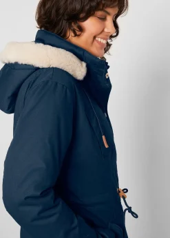 bonprix Parka rembourrée avec bordure sherpa|Femme Vestes & Manteaux