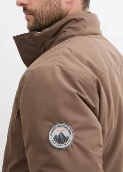 bonprix Parka rembourrée avec doublure polaire et capuche amovible|Homme Vestes