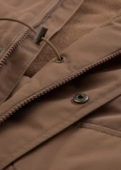 bonprix Parka rembourrée avec doublure polaire et capuche amovible|Homme Vestes