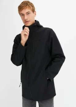 Homme bonprix Vêtements De Plein Air|Vestes|Parka softshell à capuche amovible