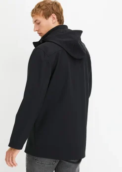 Homme bonprix Vêtements De Plein Air|Vestes|Parka softshell à capuche amovible