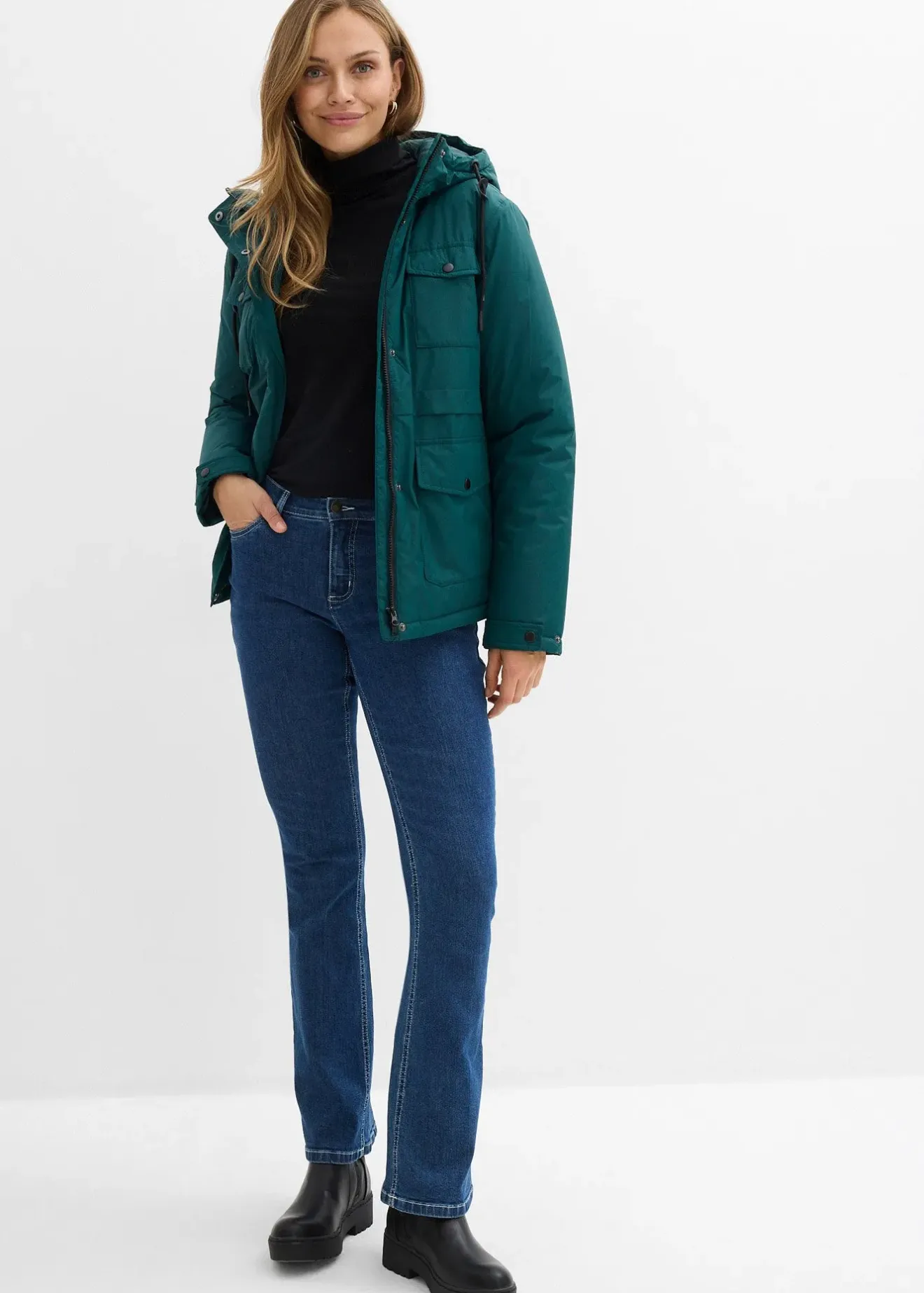 Femme bonprix Vestes & Manteaux|Parka technique imperméable