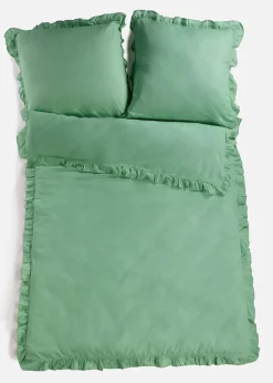 bonprix Chambre À Coucher·Parures De Lit|Parures De Lit|Parure de lit en linon avec volants