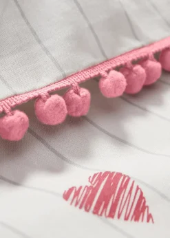 bonprix Parure de lit en linon avec pompons| Chambre À Coucher·Parures De Lit|Parures De Lit