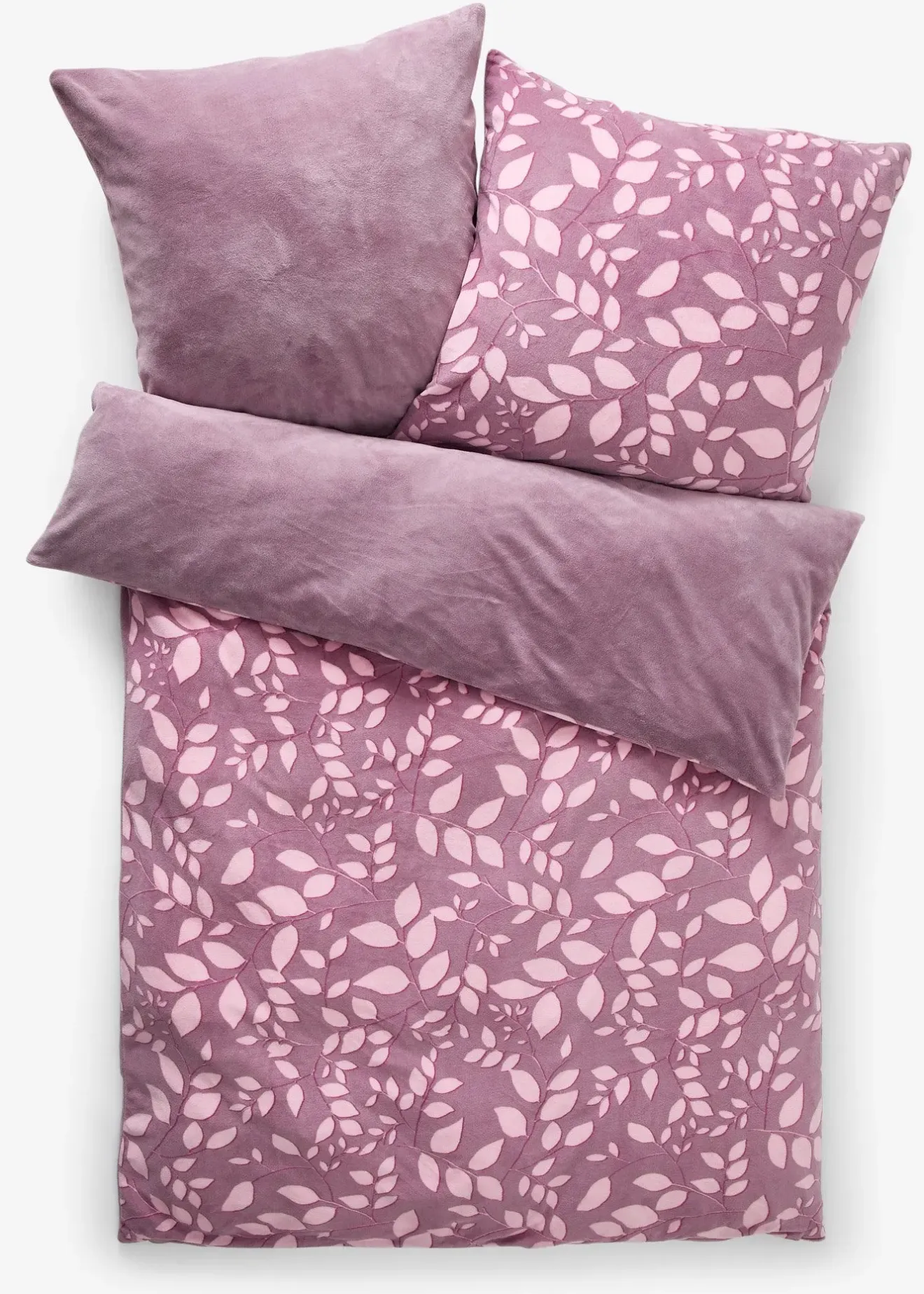 bonprix Chambre À Coucher·Parures De Lit|Parures De Lit|Parure de lit réversible toucher cachemire, motif floral