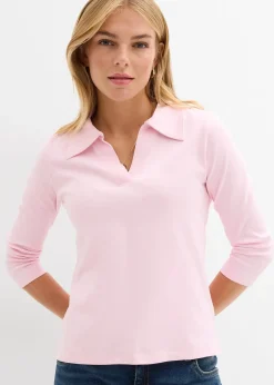 bonprix Polo 100% coton|Femme Basiques|T-Shirts & Tops
