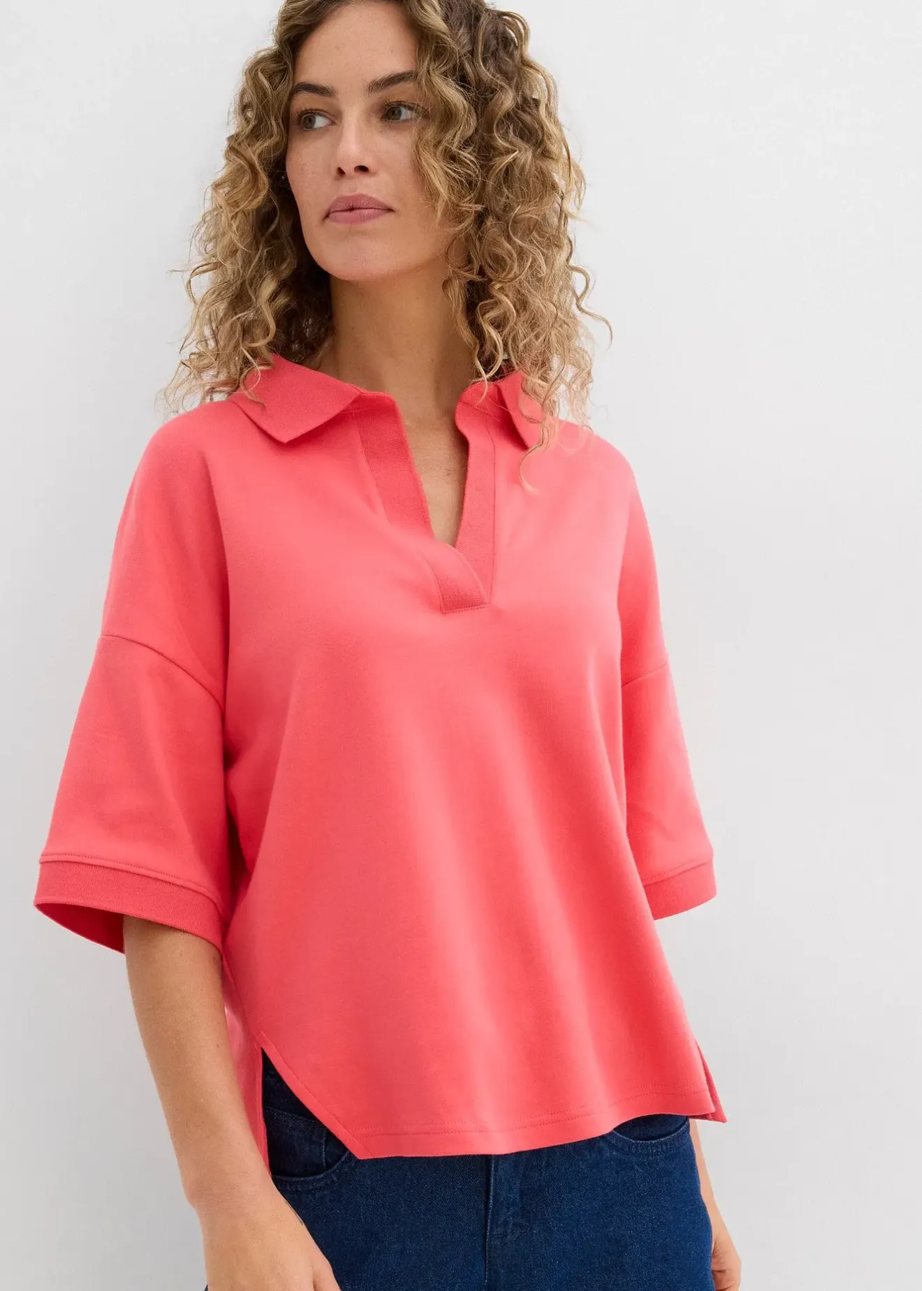 Femme bonprix T-Shirts & Tops|Polo 100% coton