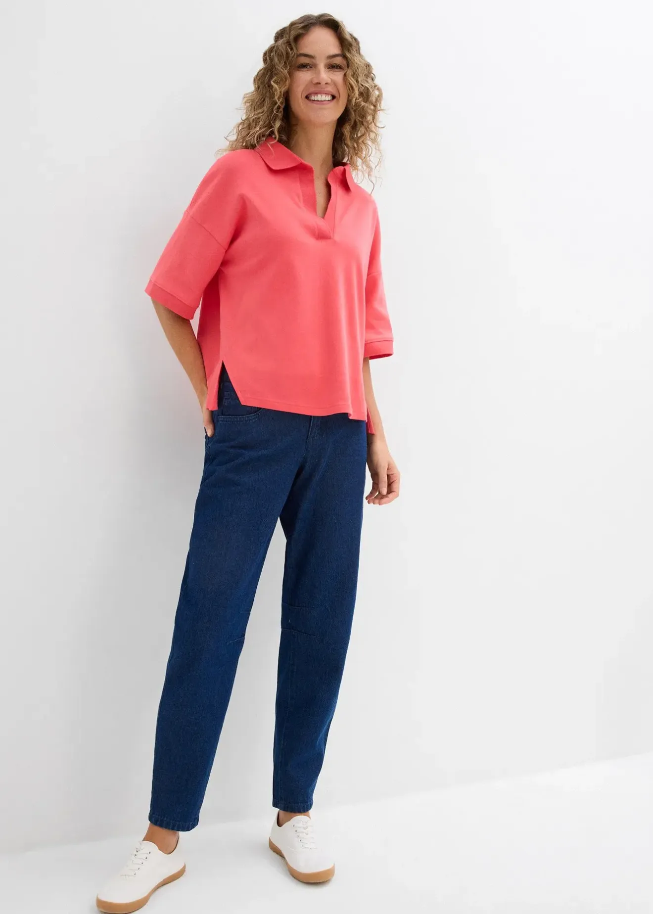 Femme bonprix T-Shirts & Tops|Polo 100% coton